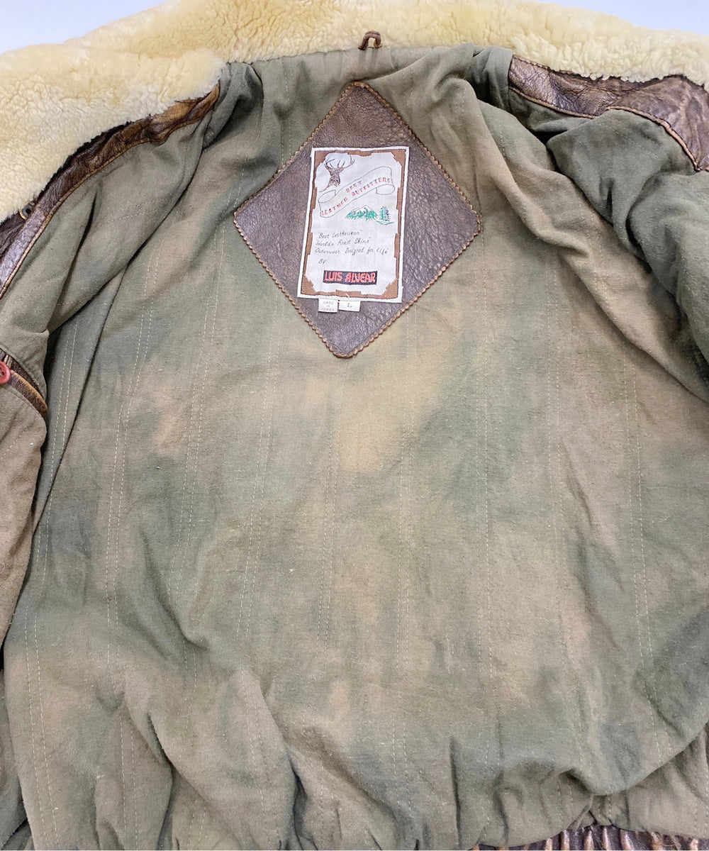 LUIS ALVEARレザージャケット