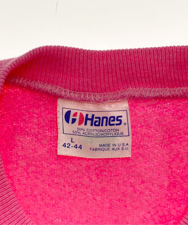 Hanesラグランスウェット