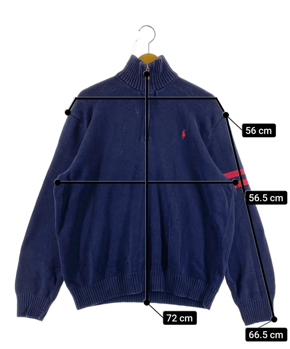 Ralph LaurenブランドハーフZIPニット