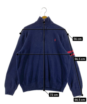 Ralph LaurenブランドハーフZIPニット