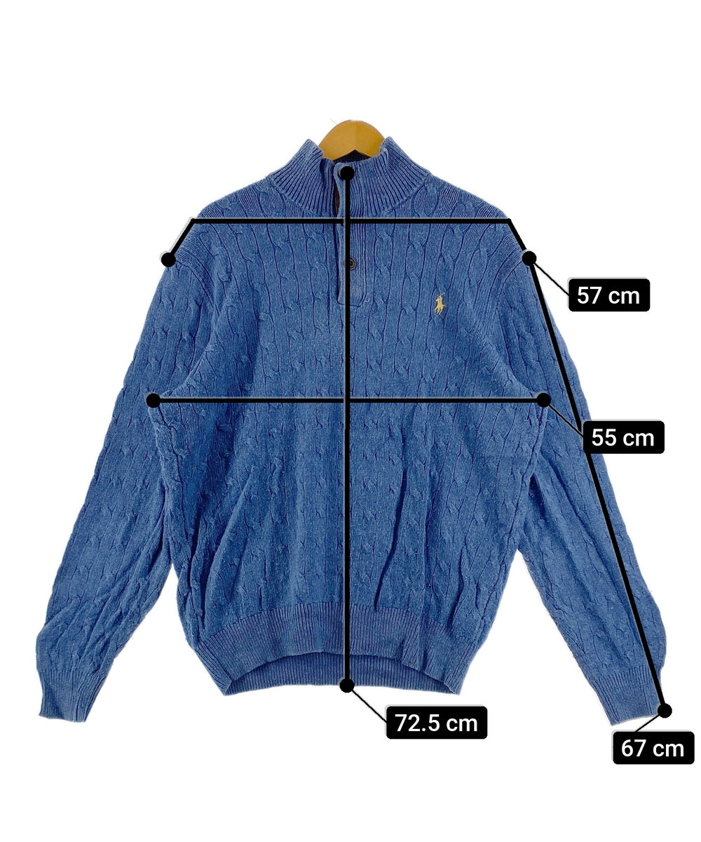 Ralph LaurenブランドハーフZIPニット