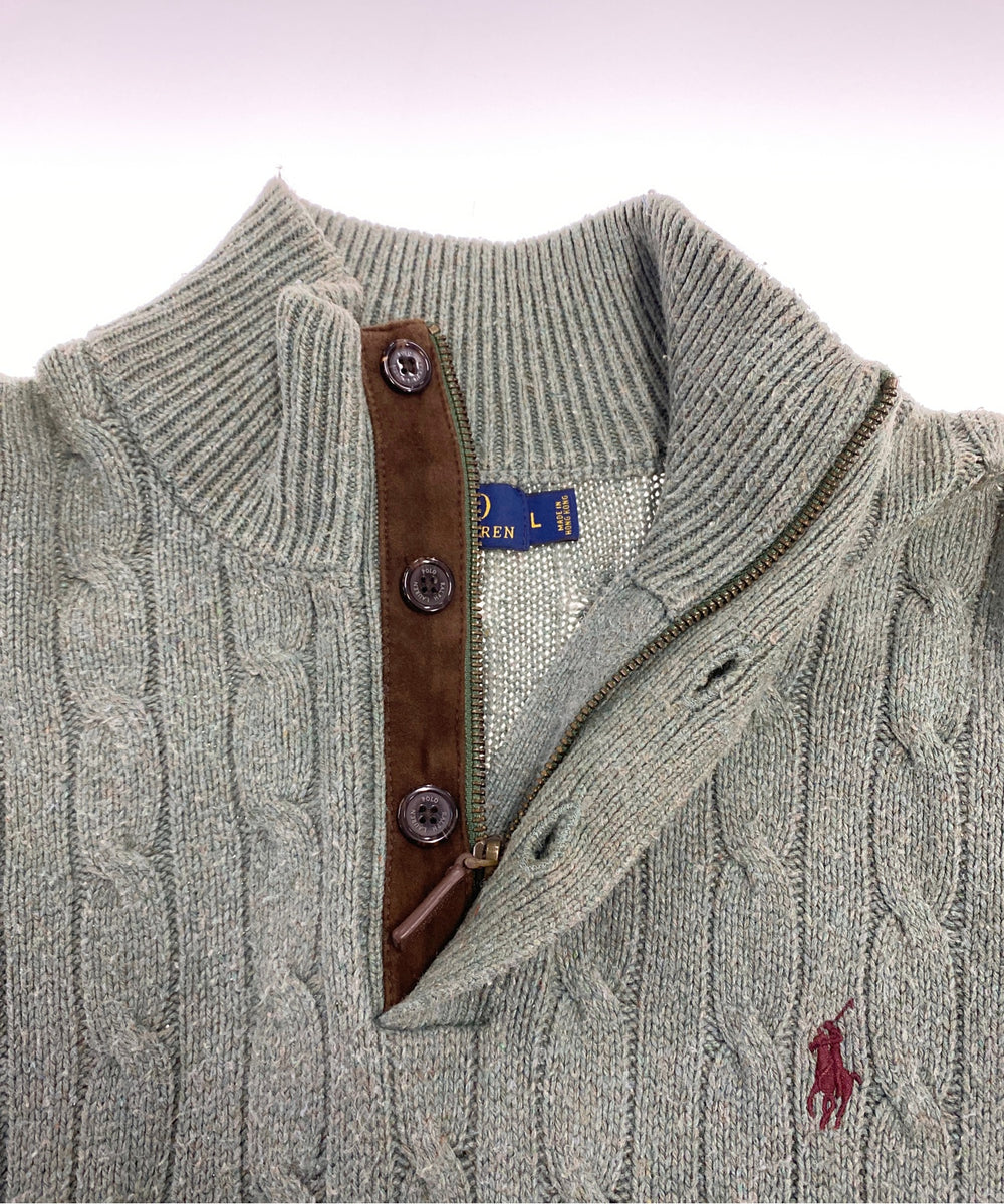 Ralph LaurenブランドハーフZIPニット