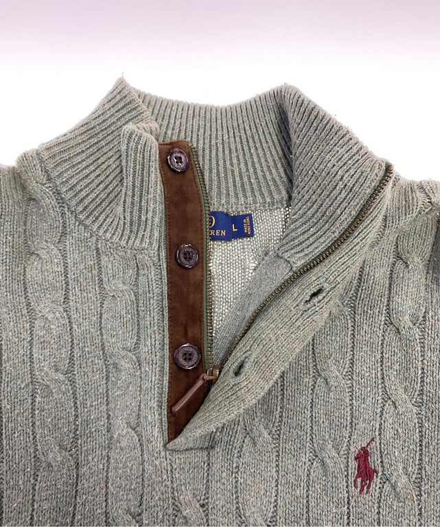 Ralph LaurenブランドハーフZIPニット