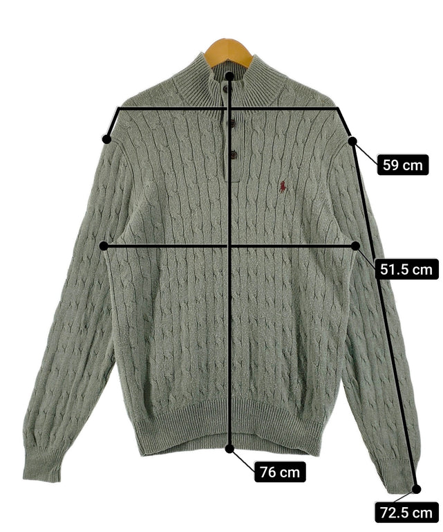 Ralph LaurenブランドハーフZIPニット