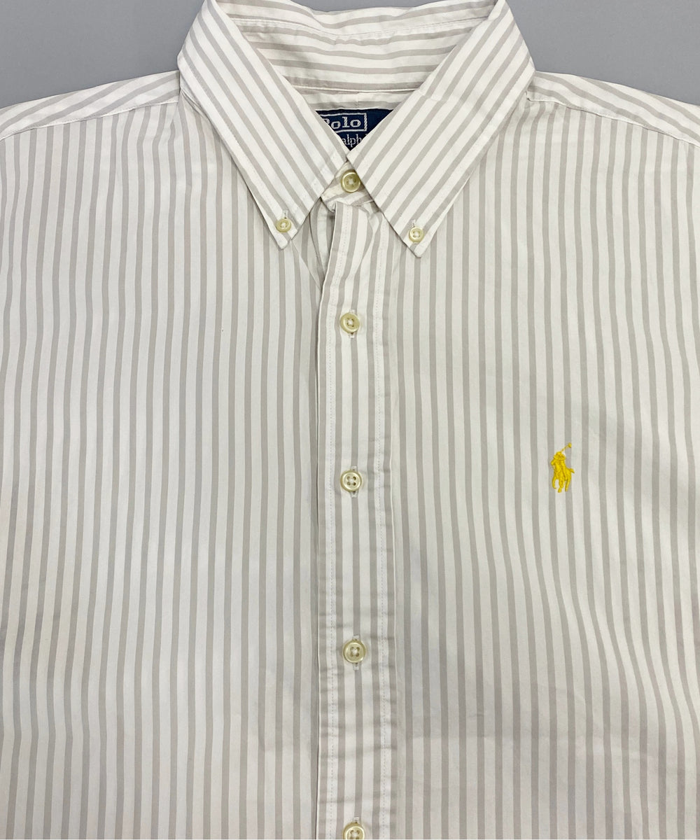 Ralph Laurenストライプブランドシャツ