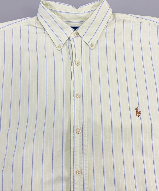 Ralph Laurenストライプブランドシャツ