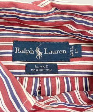 Ralph Laurenストライプブランドシャツ
