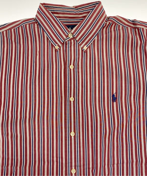 Ralph Laurenストライプブランドシャツ