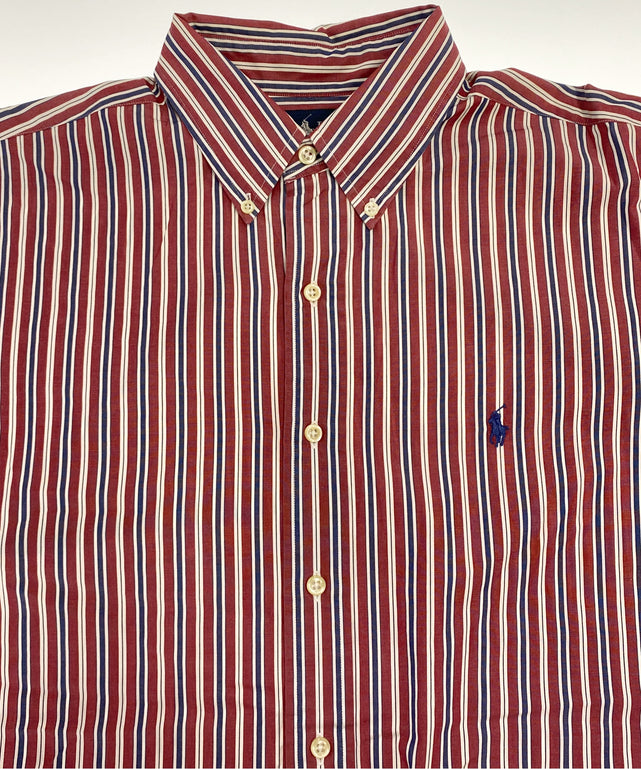 Ralph Laurenストライプブランドシャツ