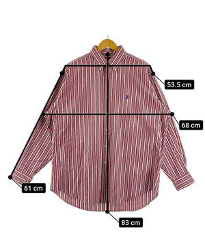 Ralph Laurenストライプブランドシャツ