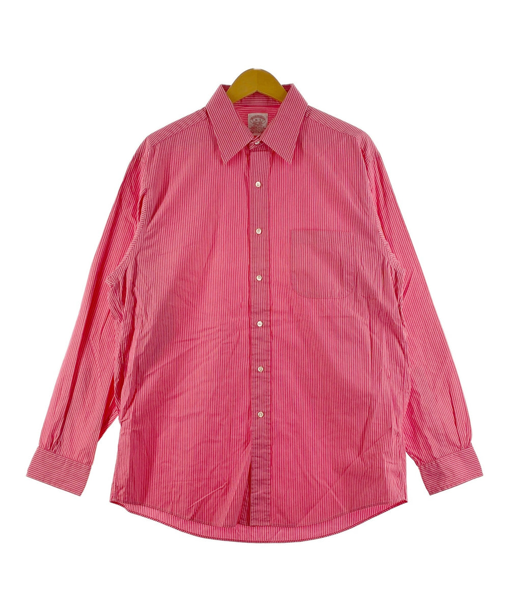 Brooks Brothersストライプブランドシャツ