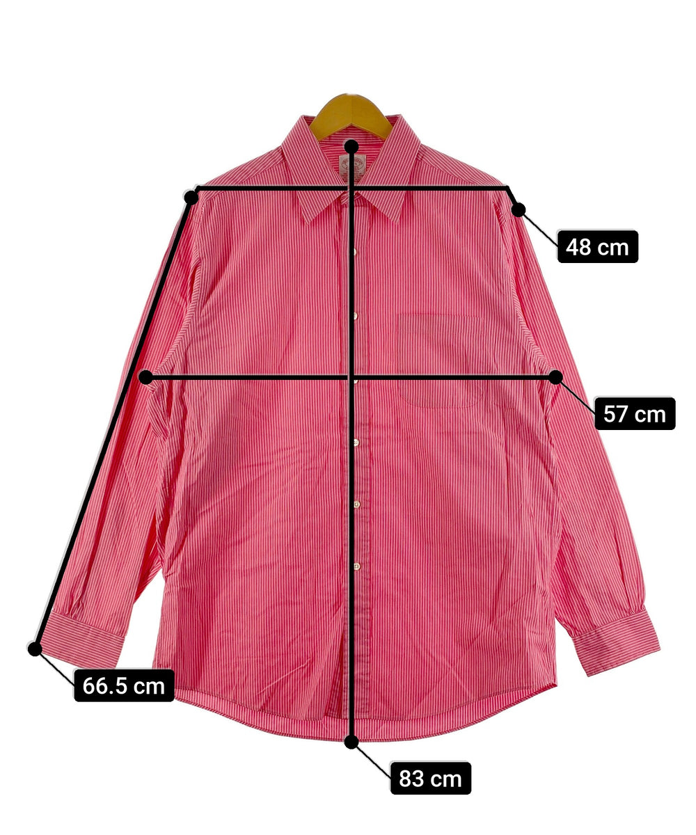 Brooks Brothersストライプブランドシャツ