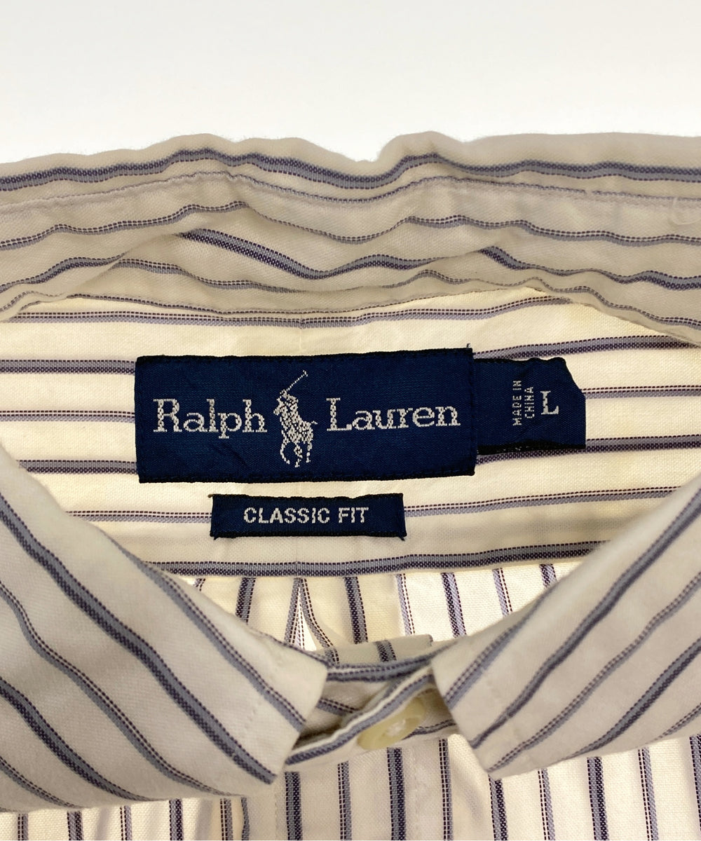 Ralph Laurenストライプブランドシャツ