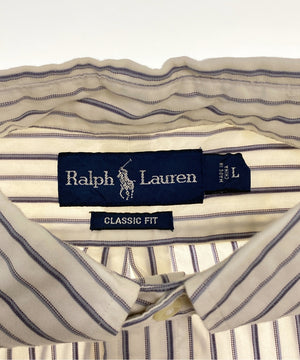 Ralph Laurenストライプブランドシャツ