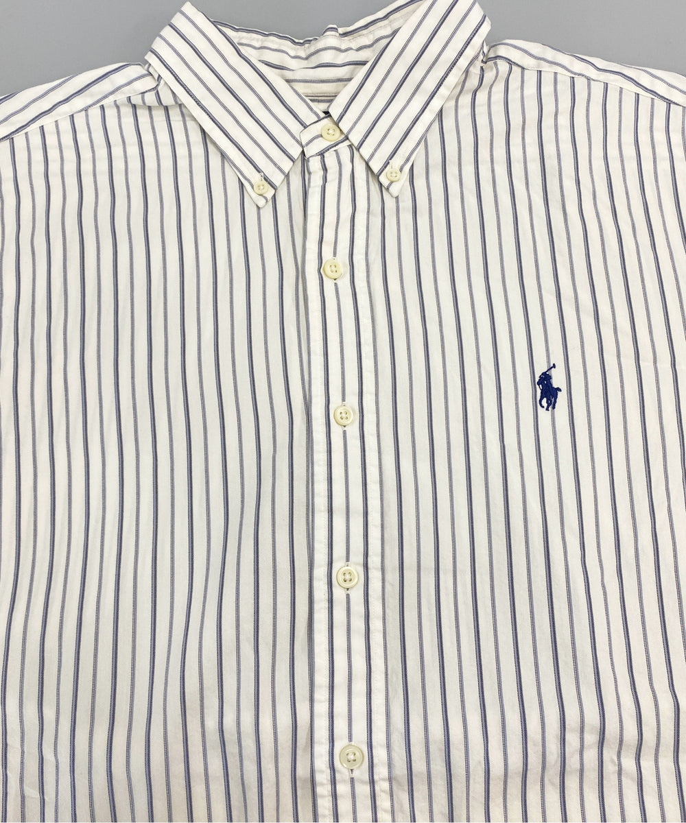 Ralph Laurenストライプブランドシャツ