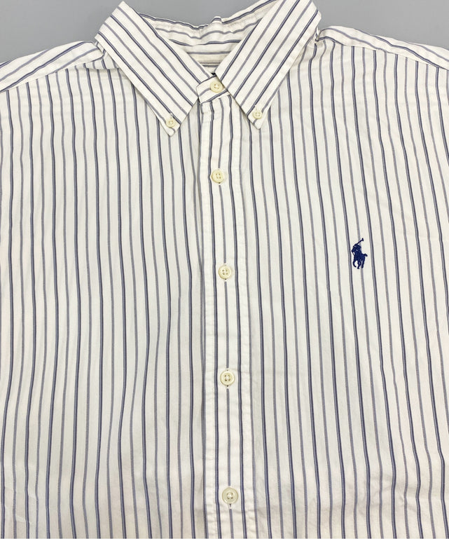 Ralph Laurenストライプブランドシャツ