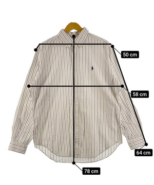 Ralph Laurenストライプブランドシャツ