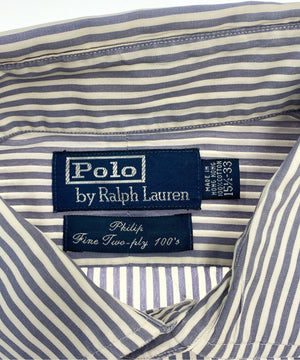 Ralph Laurenストライプブランドシャツ