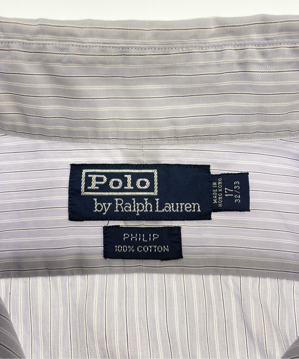Ralph Laurenストライプブランドシャツ