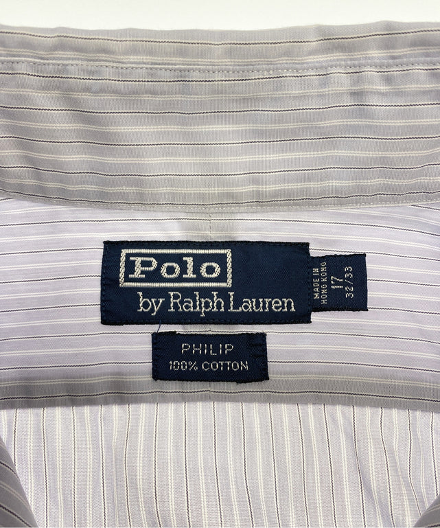Ralph Laurenストライプブランドシャツ