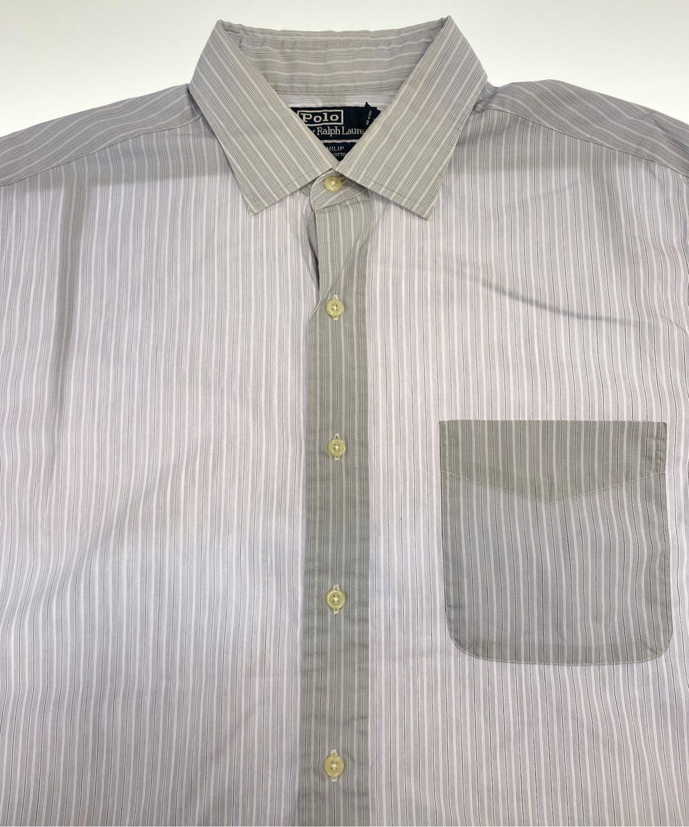 Ralph Laurenストライプブランドシャツ