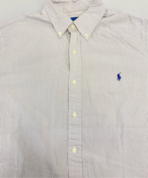 Ralph Laurenストライプブランドシャツ