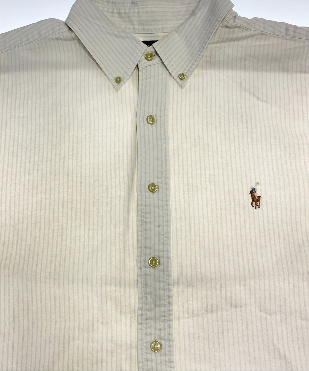 Ralph Laurenストライプブランドシャツ