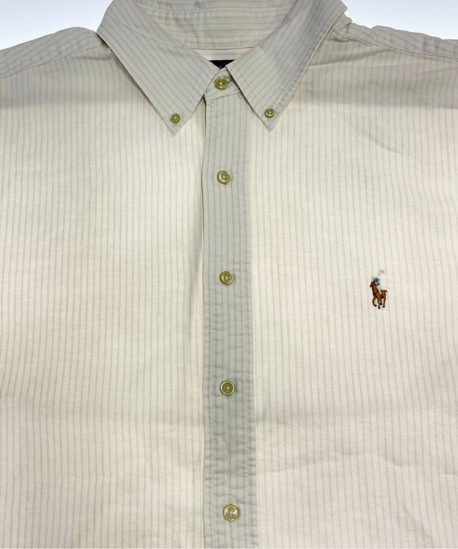 Ralph Laurenストライプブランドシャツ