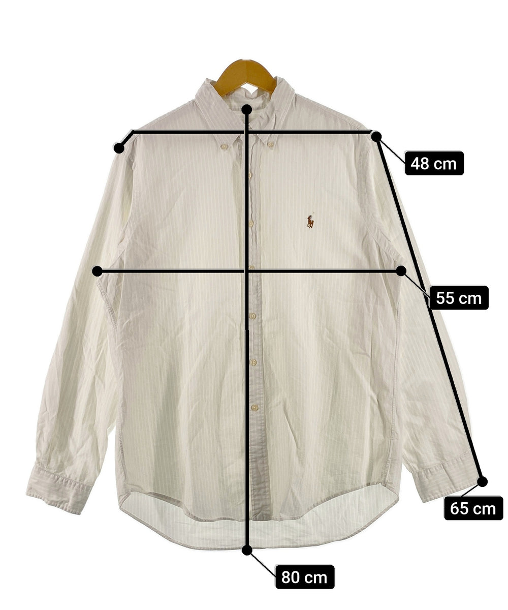 Ralph Laurenストライプブランドシャツ