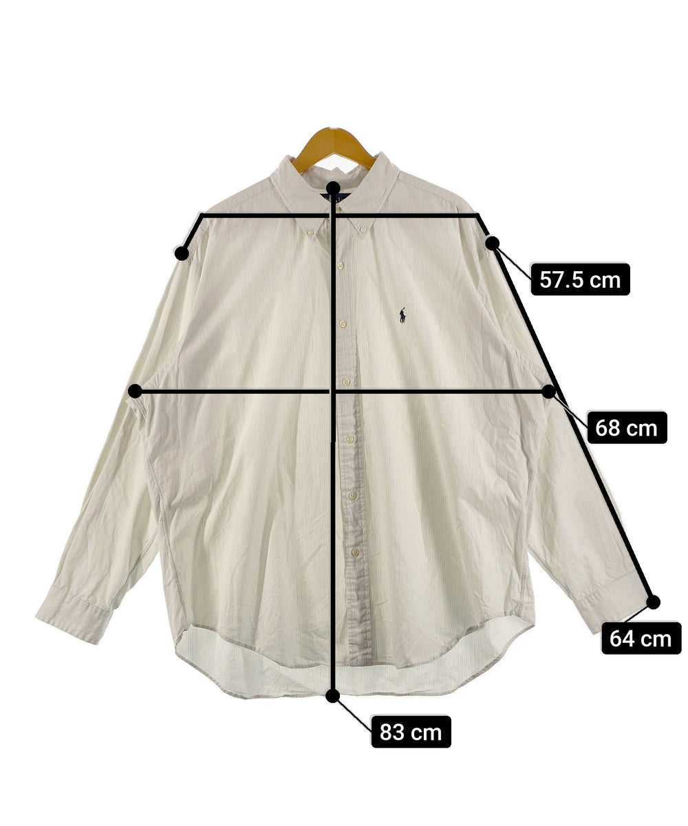 Ralph Laurenストライプブランドシャツ