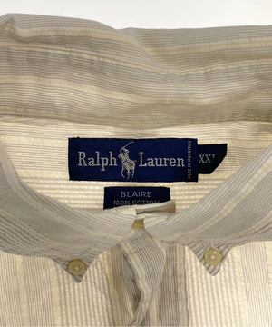 Ralph Laurenストライプブランドシャツ