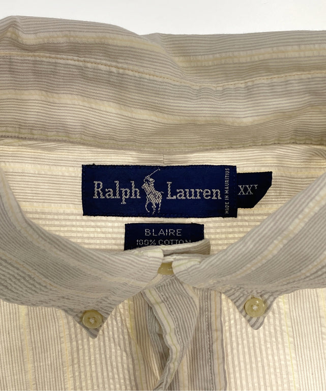 Ralph Laurenストライプブランドシャツ