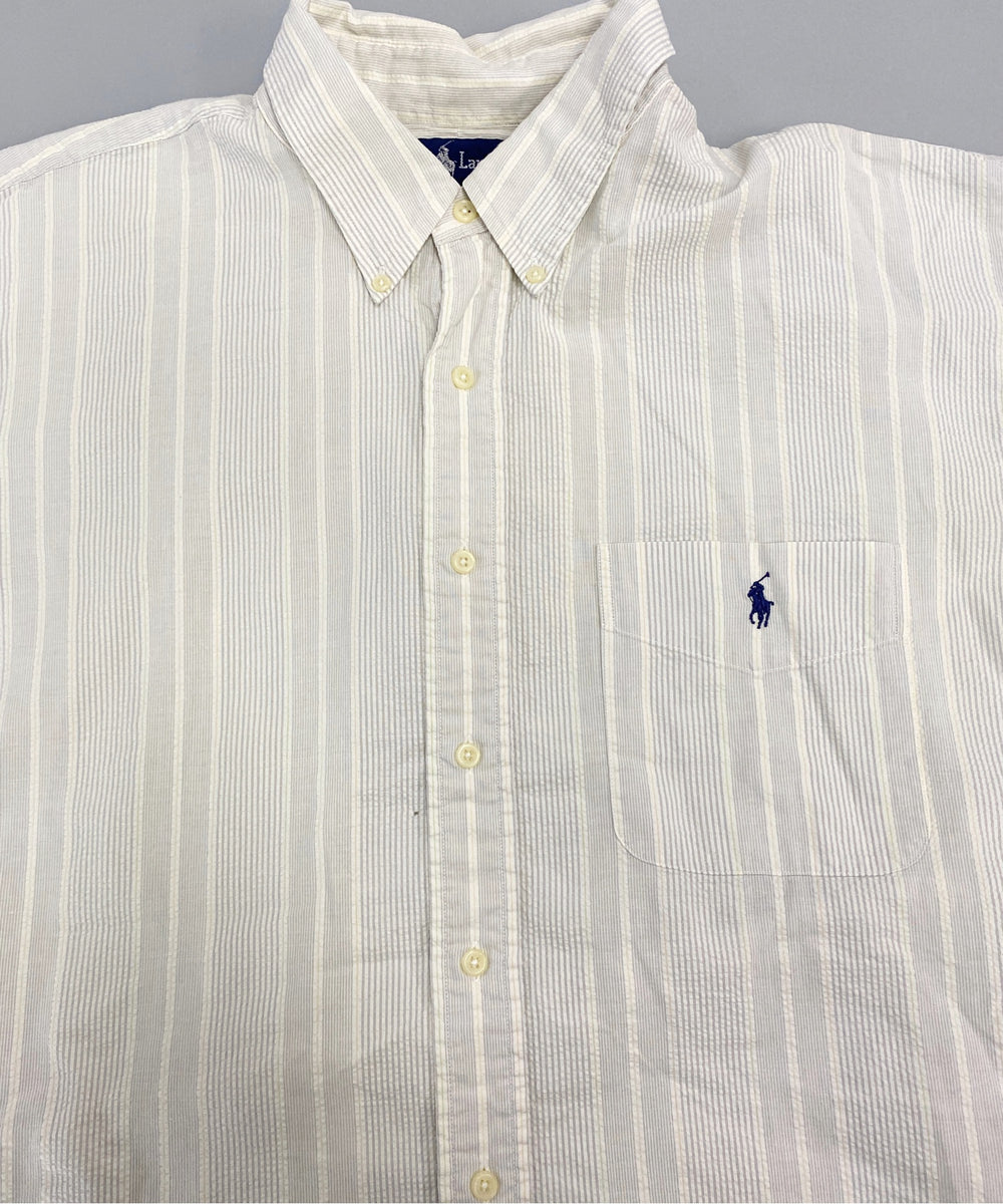 Ralph Laurenストライプブランドシャツ
