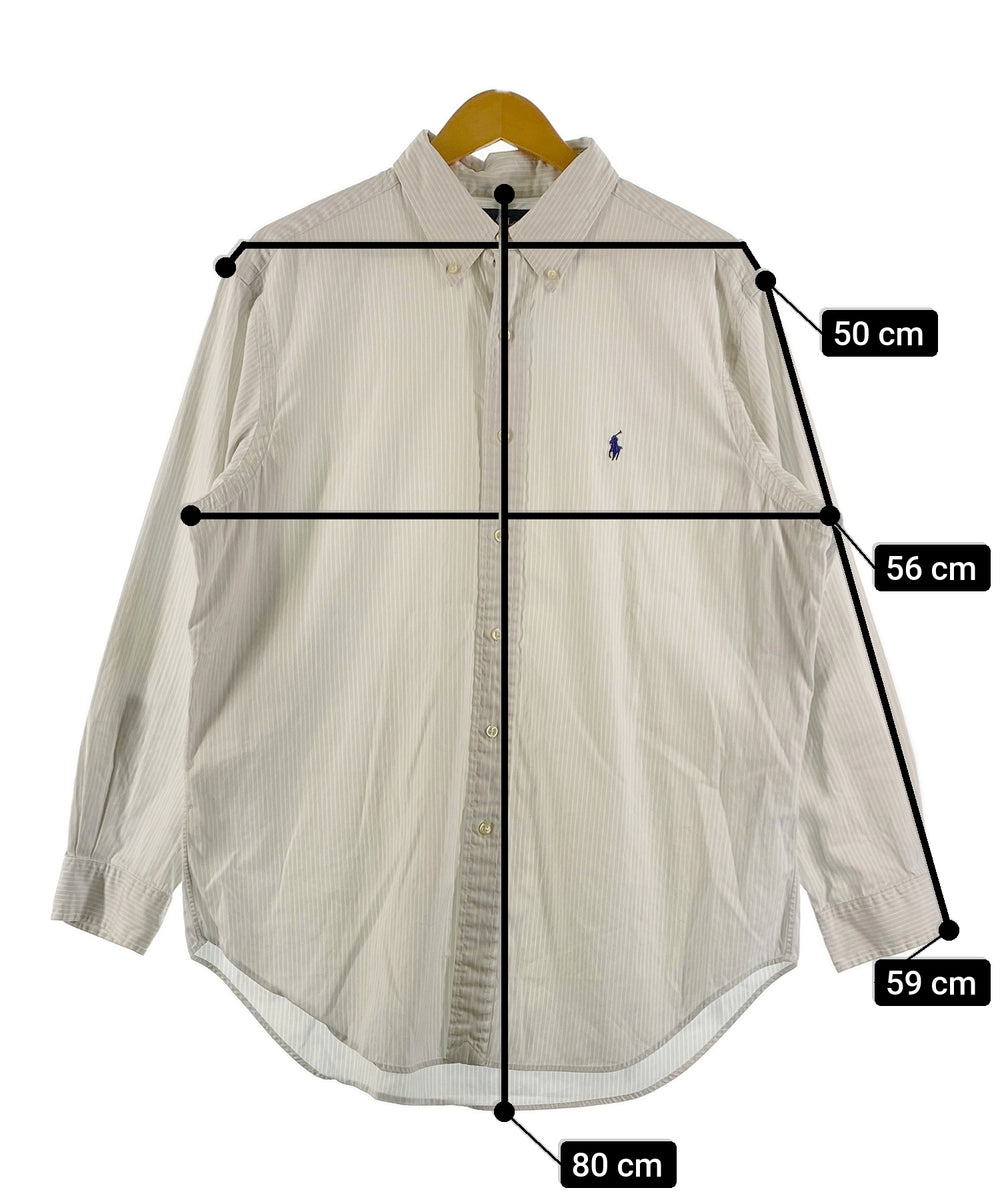 Ralph Laurenストライプブランドシャツ