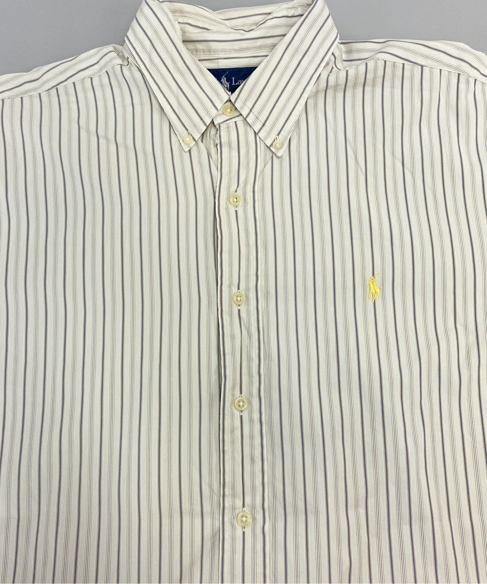 Ralph Laurenストライプブランドシャツ