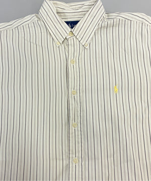 Ralph Laurenストライプブランドシャツ
