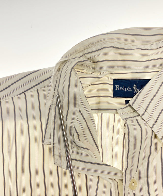 Ralph Laurenストライプブランドシャツ