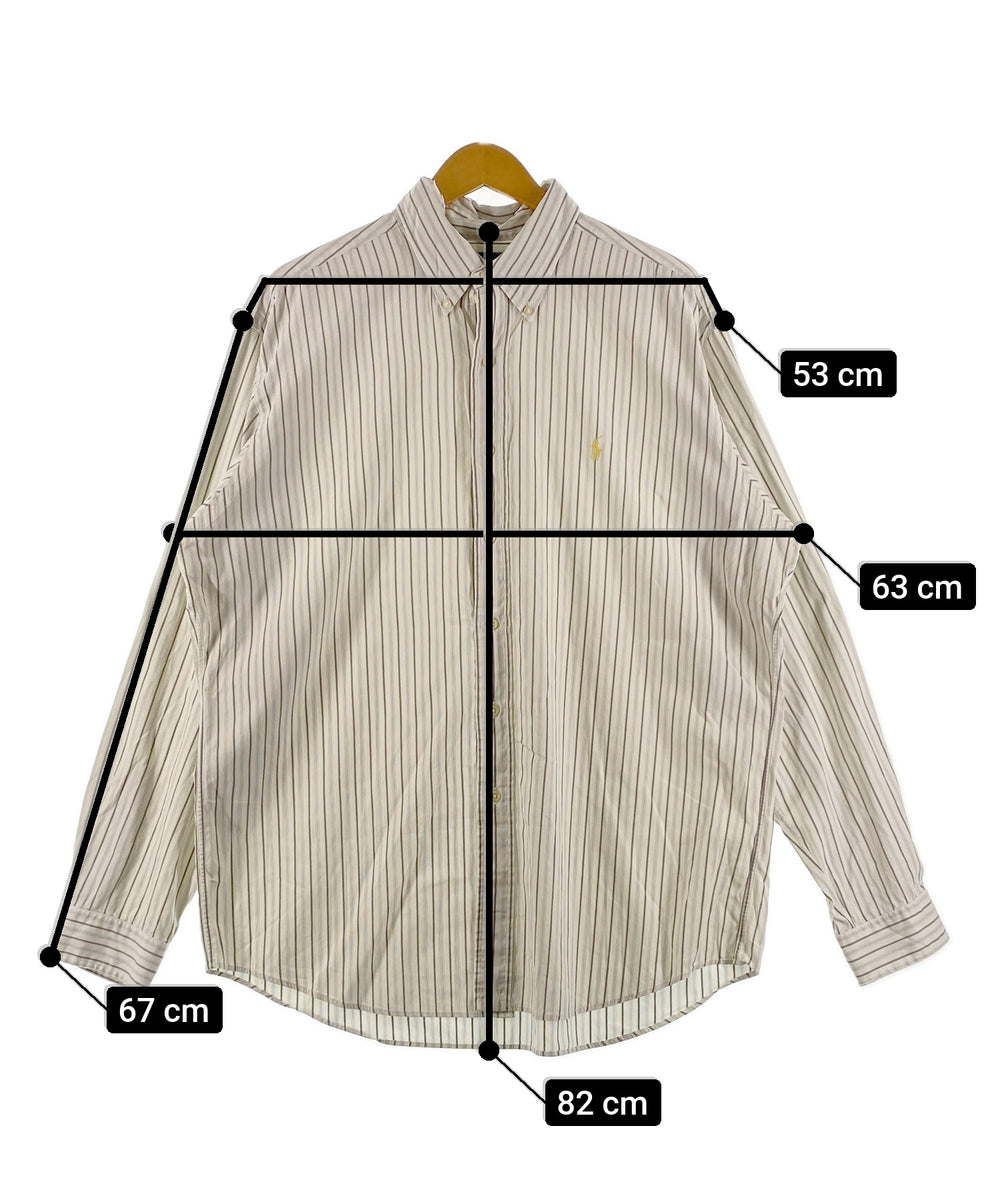 Ralph Laurenストライプブランドシャツ