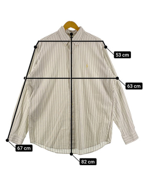 Ralph Laurenストライプブランドシャツ
