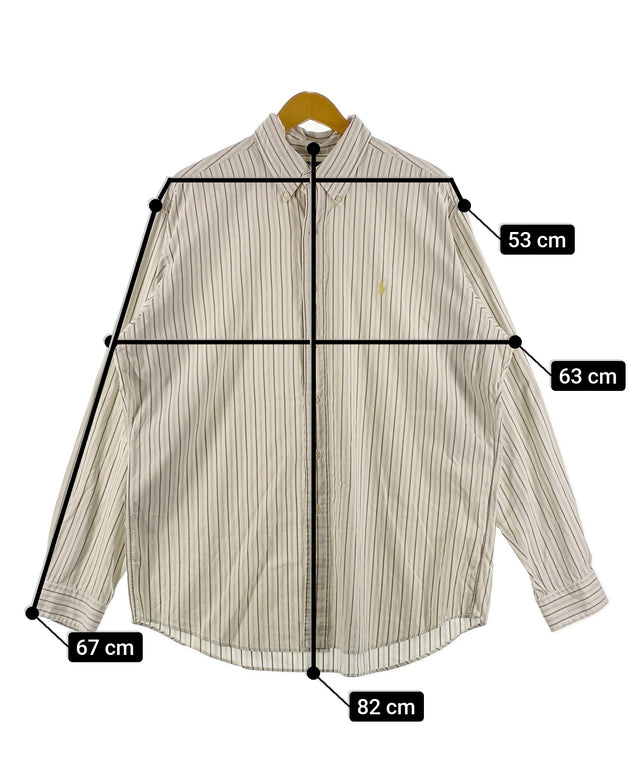 Ralph Laurenストライプブランドシャツ