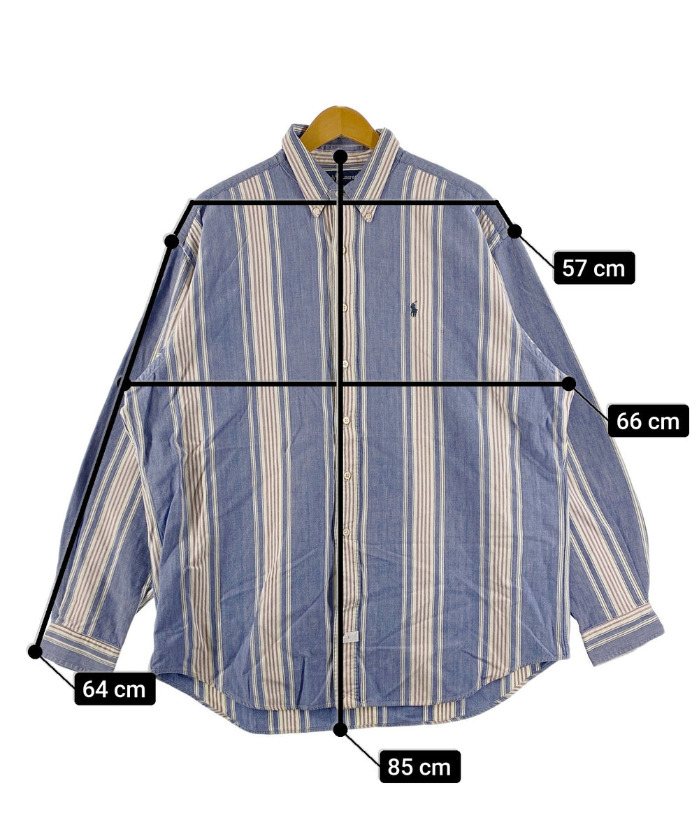 Ralph Laurenストライプブランドシャツ