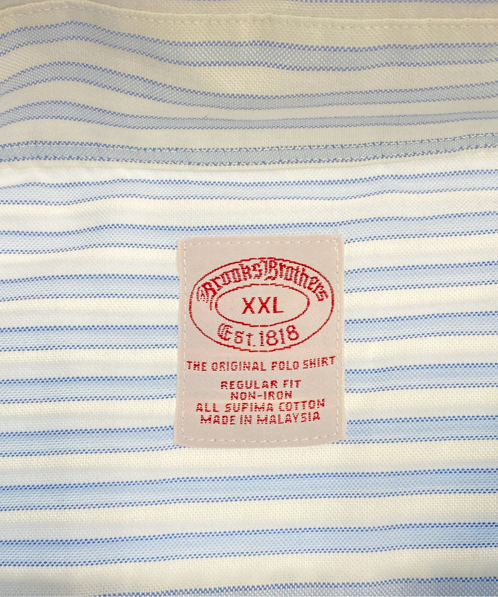 Brooks Brothersストライプブランドシャツ