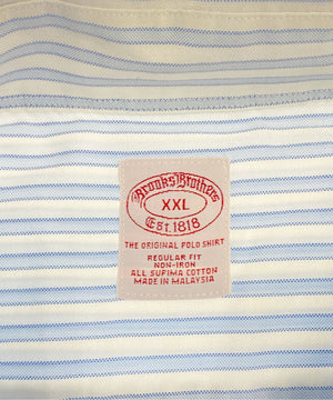 Brooks Brothersストライプブランドシャツ