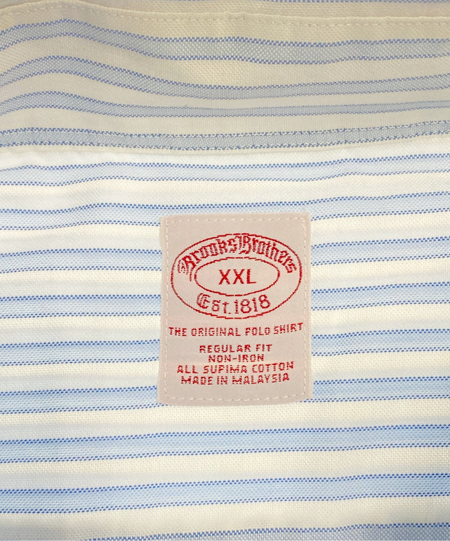 Brooks Brothersストライプブランドシャツ