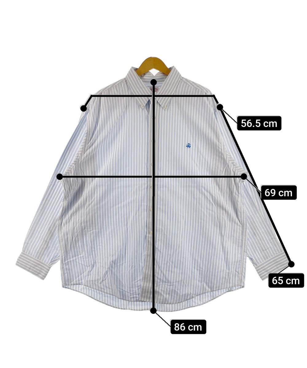 Brooks Brothersストライプブランドシャツ