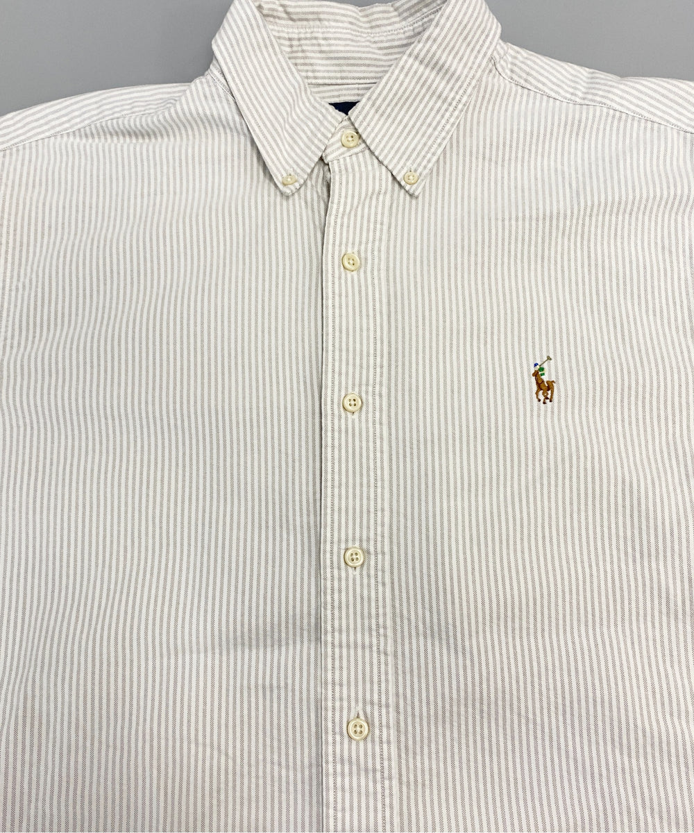 Ralph Laurenストライプブランドシャツ