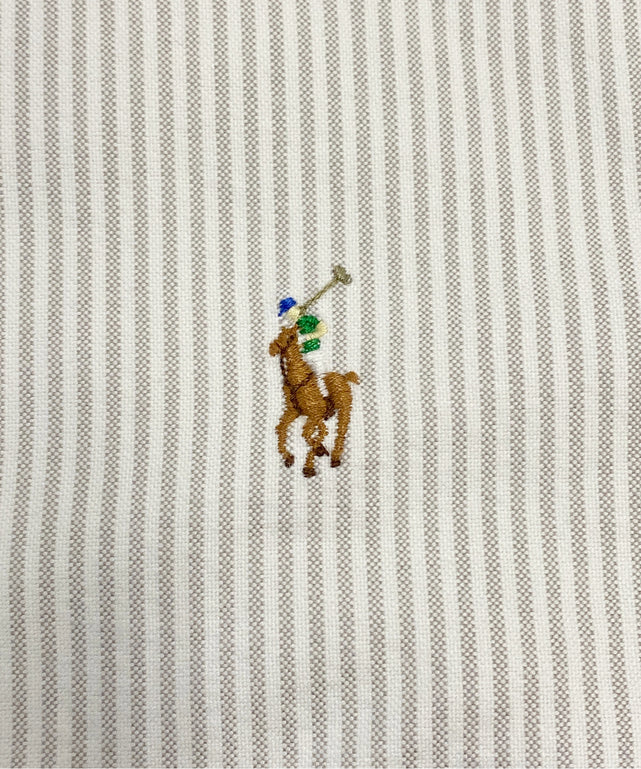 Ralph Laurenストライプブランドシャツ