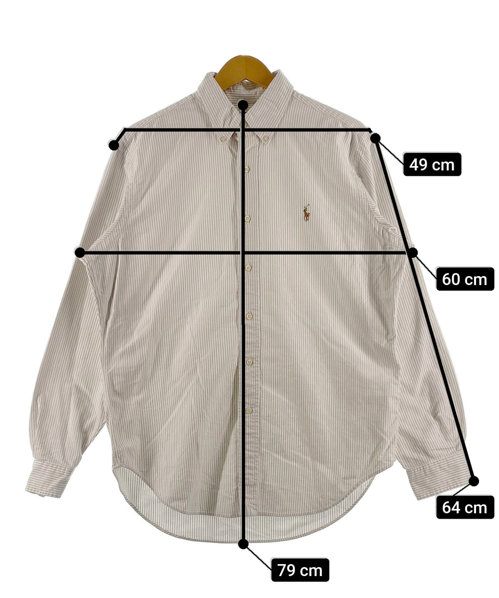 Ralph Laurenストライプブランドシャツ