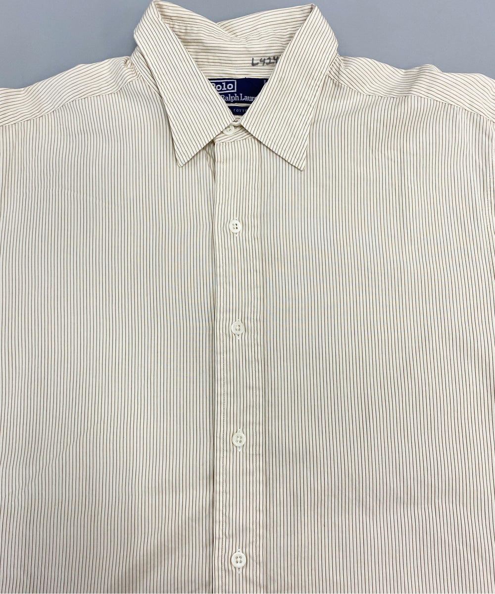 Ralph Laurenストライプブランドシャツ