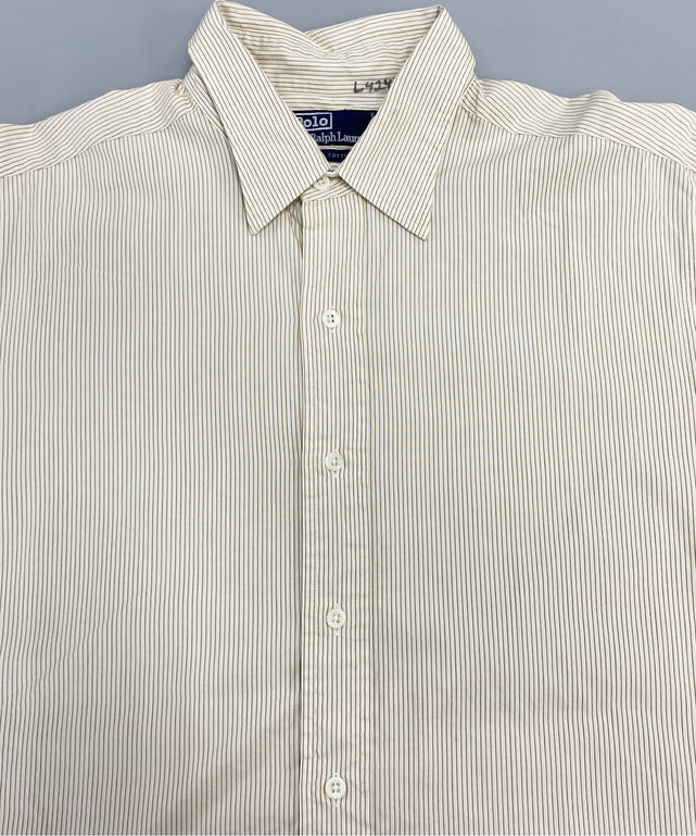 Ralph Laurenストライプブランドシャツ